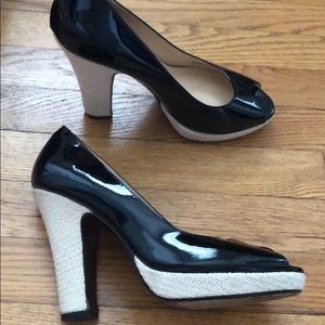 Cole Haan Black Patent OT Pump